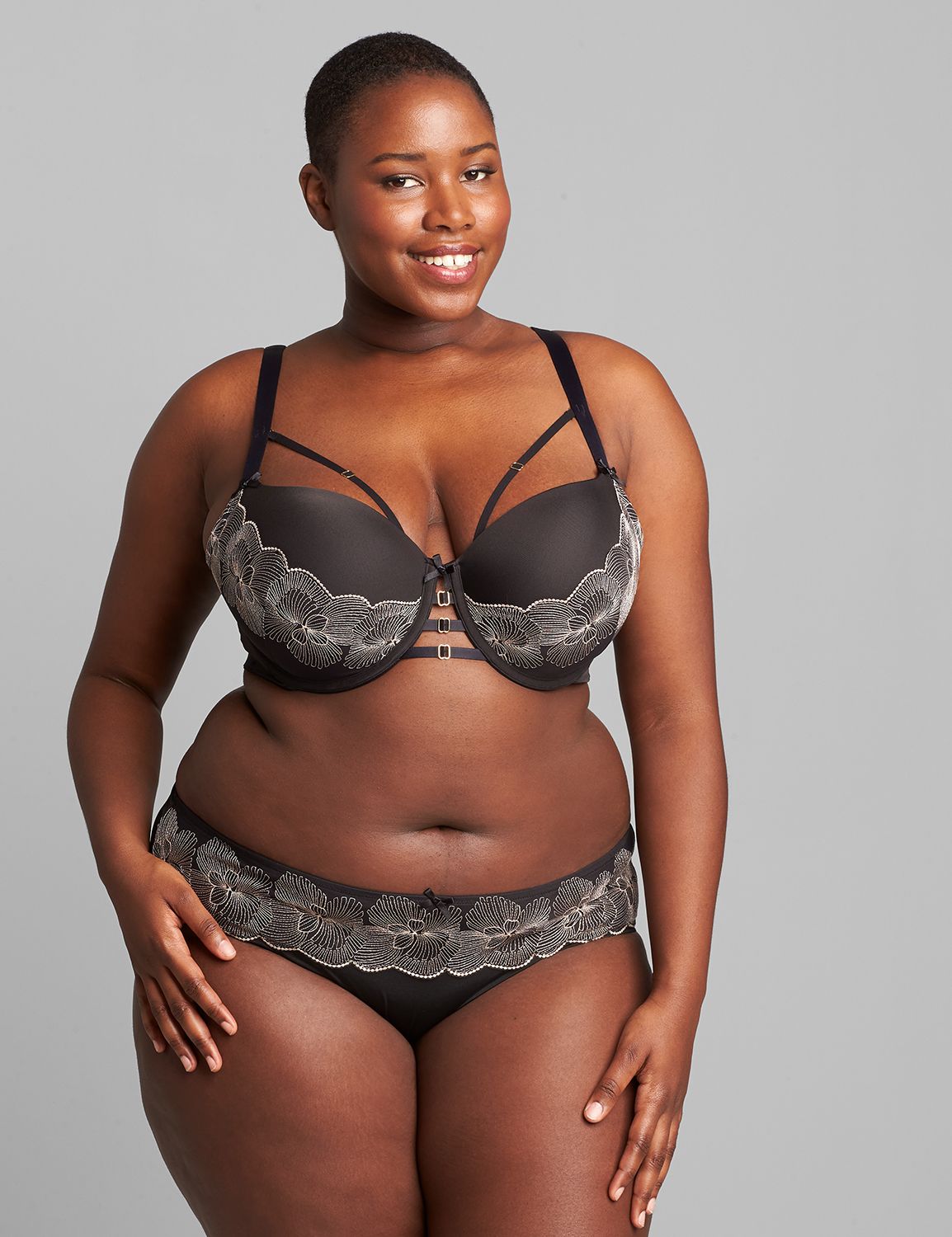 Stolen Roses Balconette Bra