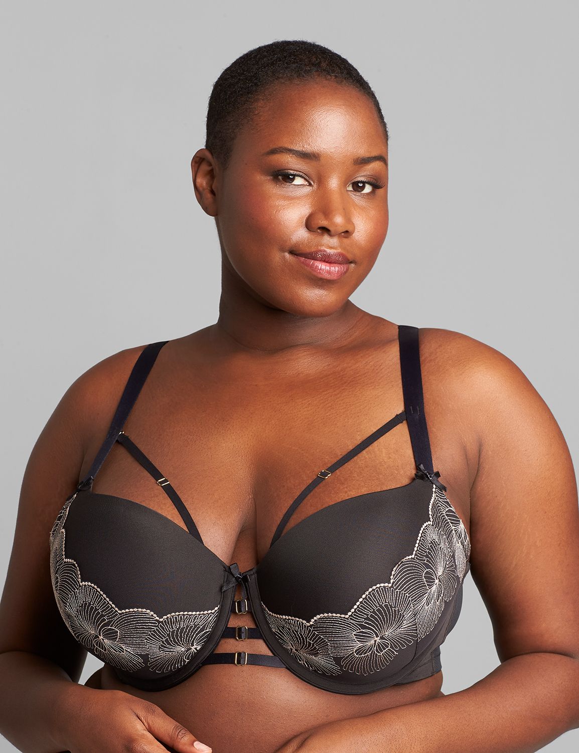 Stolen Roses Balconette Bra