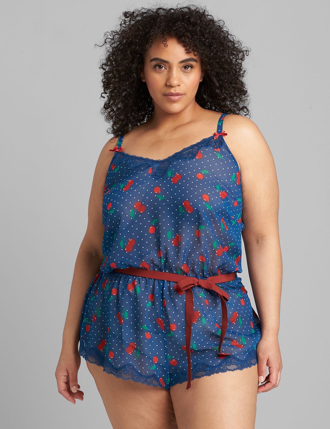 Printed Romper LaneBryant