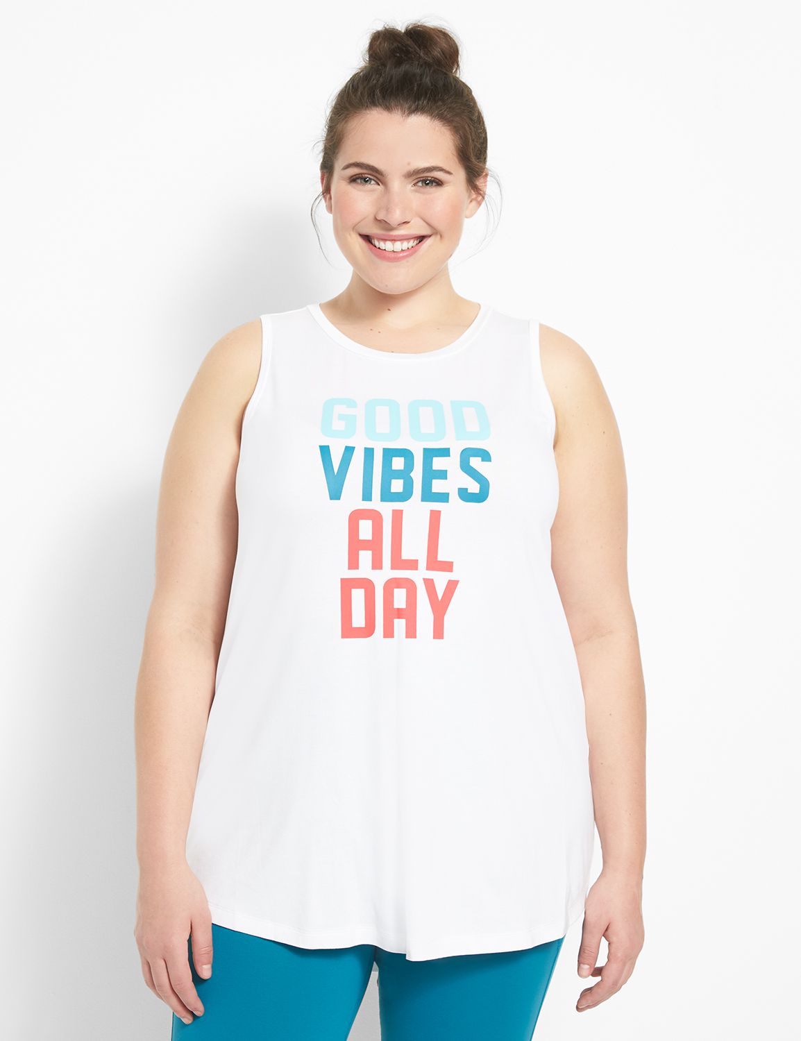 Sleeveless Crew Neck Swing V Back G Product Image 1