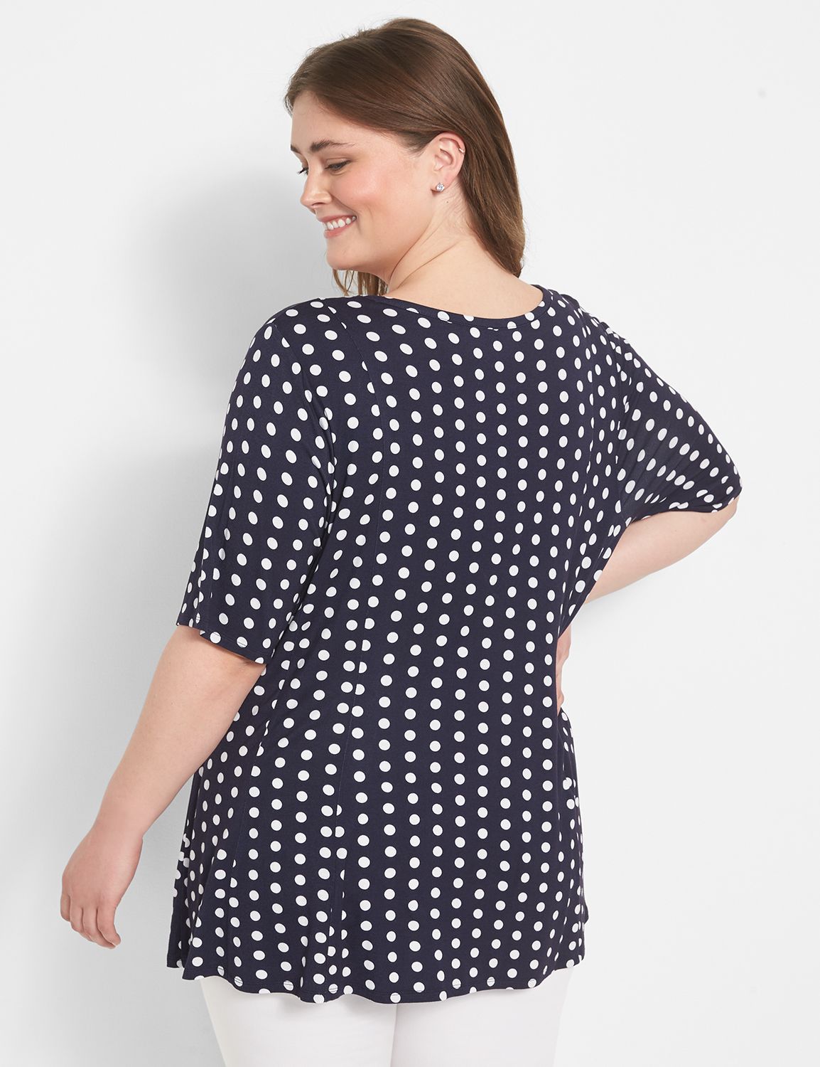 Modest Sleeve Scoop Neck Swing Fit Product Image 2
