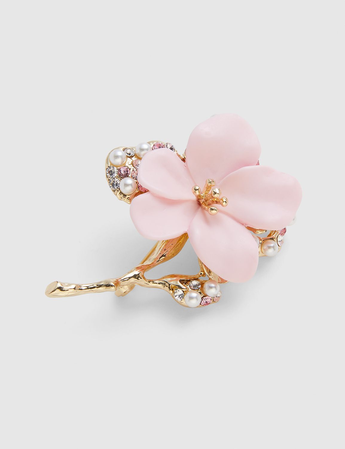 Pink Floral Sachet Brooch