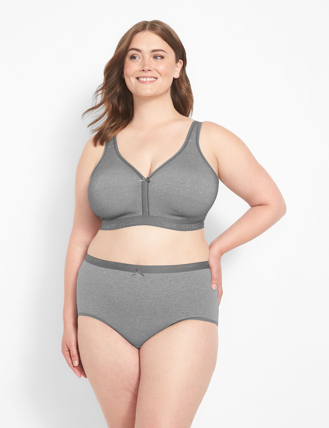 Cotton Lightly Lined No-Wire Full Coverage Bra