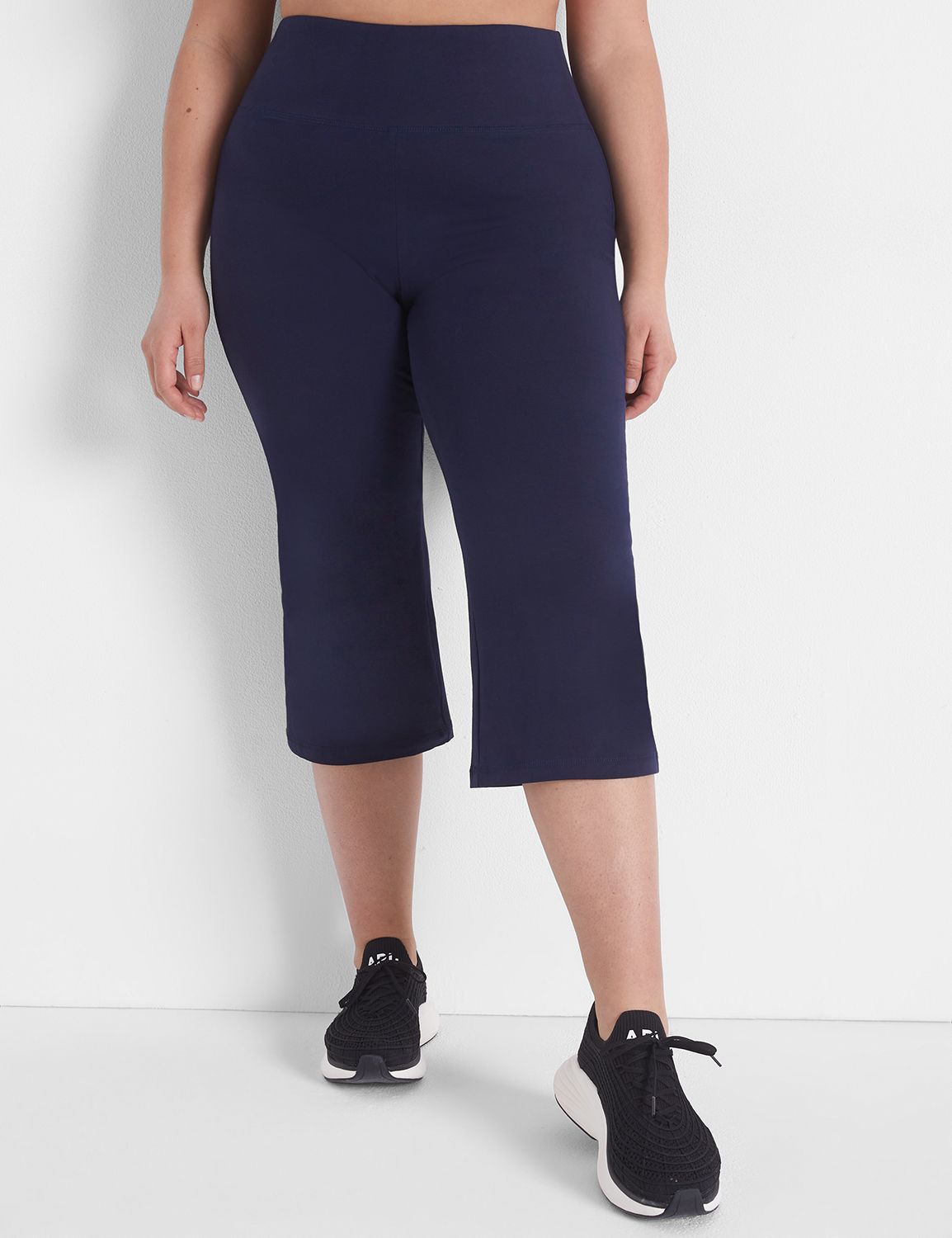 Lane Bryant Livi Signature Stretch Capri Legging / Maritime Blue