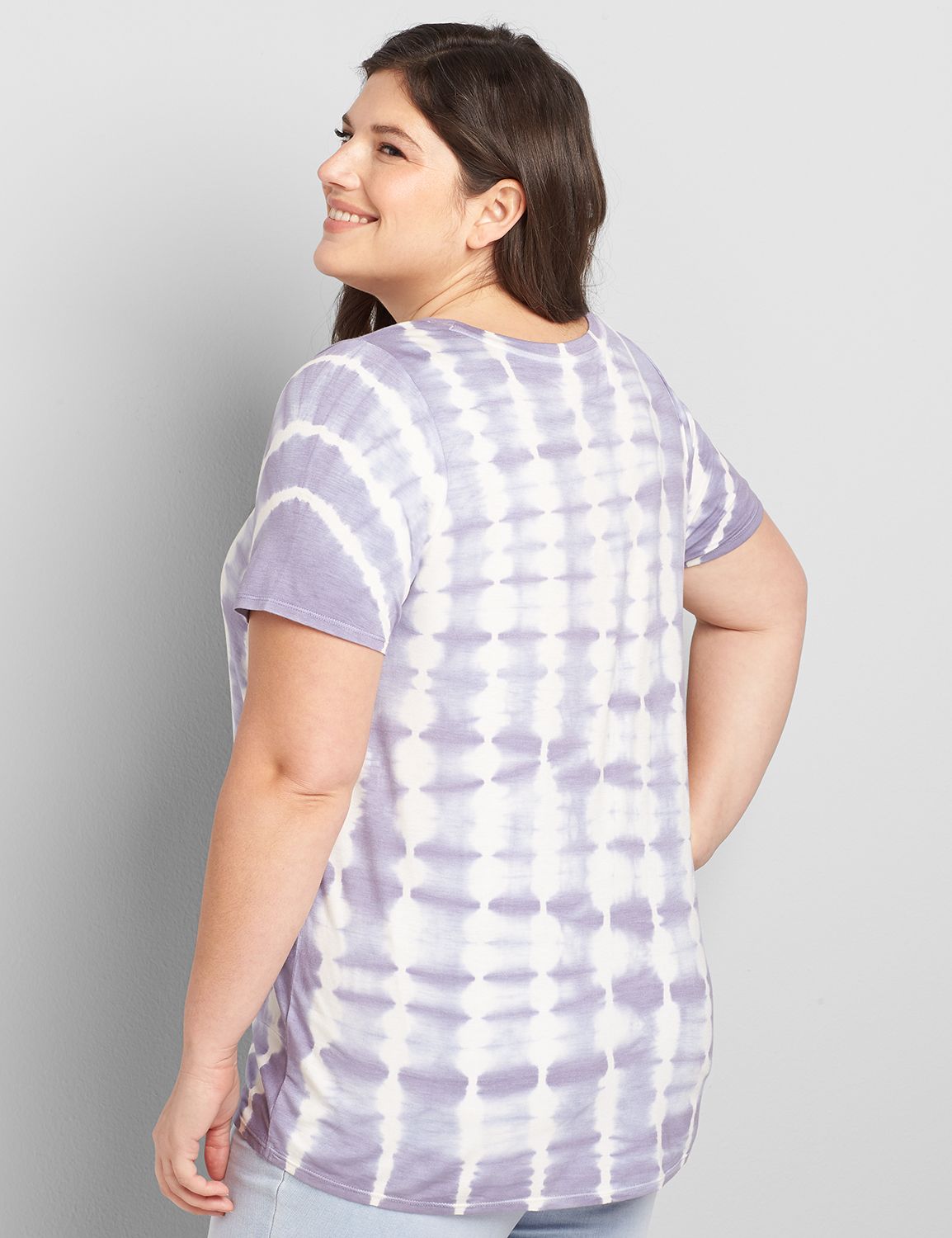 Twist-Hem Crew-Neck Top Product Image 2