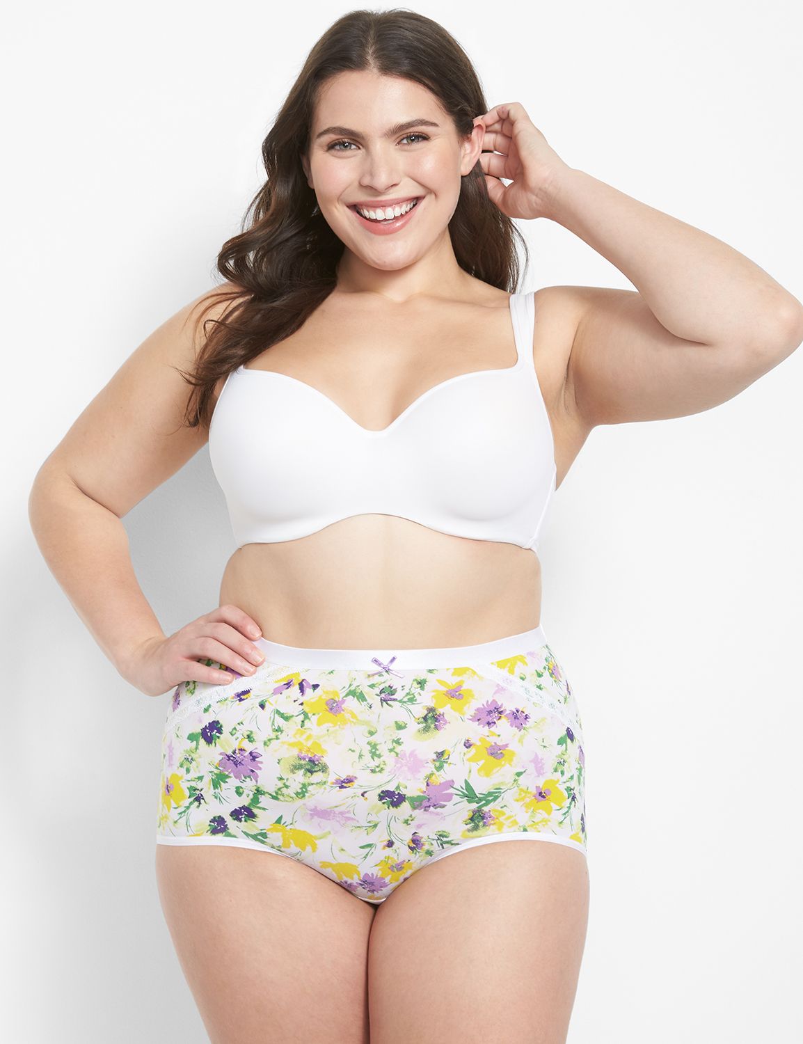 Extra Soft HighWaist Brief Panty LaneBryant