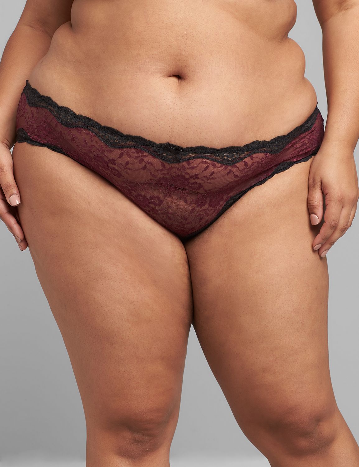 Lace Strappy-Back Cheeky Panty