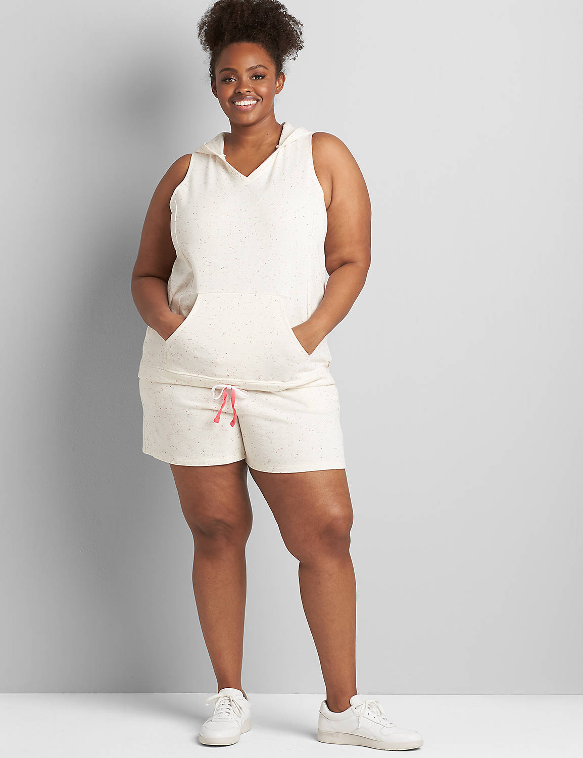 Pull On French Terry Short  S 1120474:Ascena White:38/40 Product Image 3