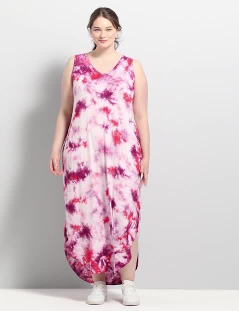 Lane bryant tie dye dress sale