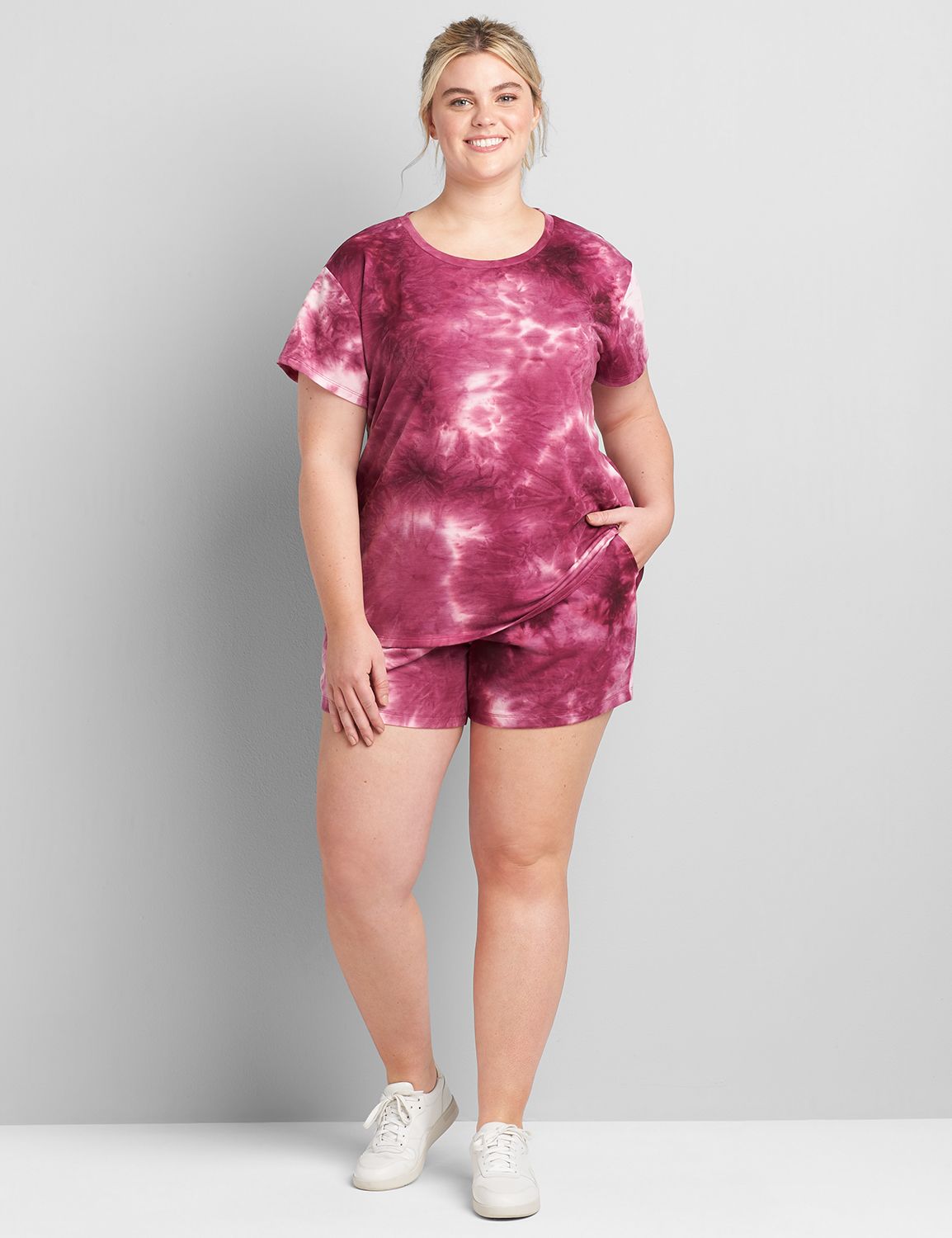 LIVI Tie-Dye French Terry Short Product Image 3