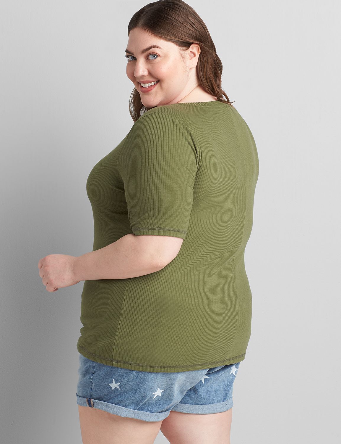 Perfect Sleeve Button-Embellished Top Product Image 2