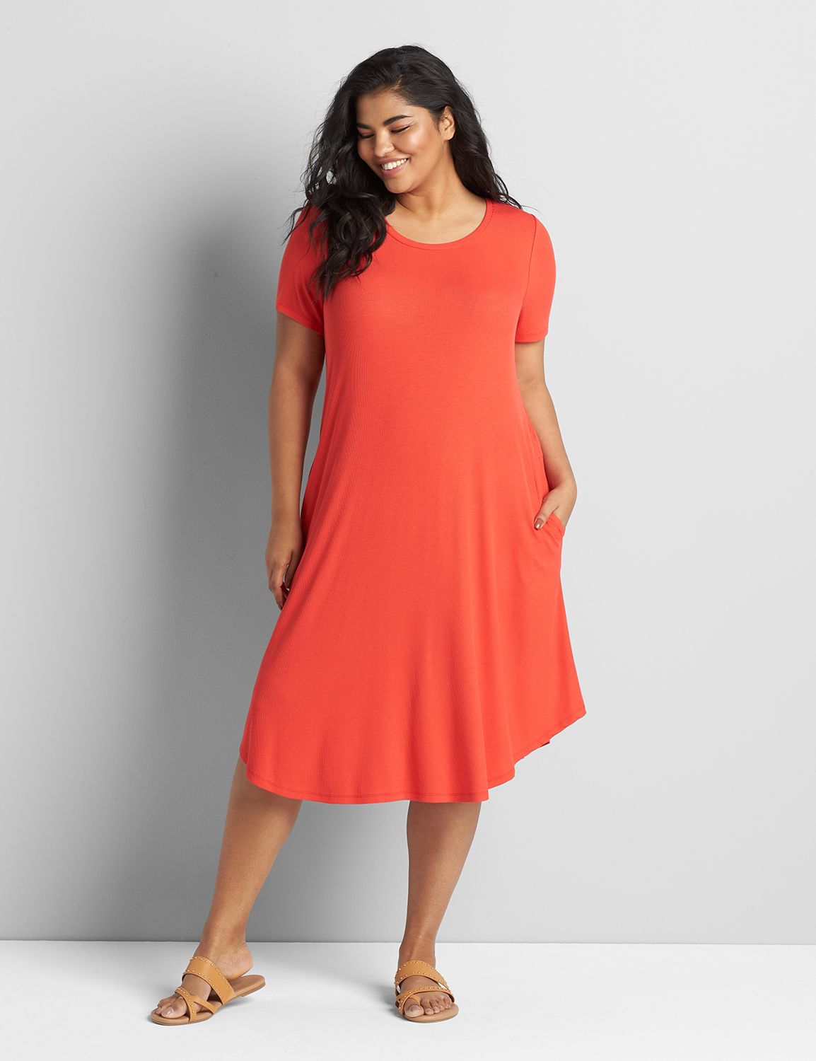 Lane bryant red dress best sale