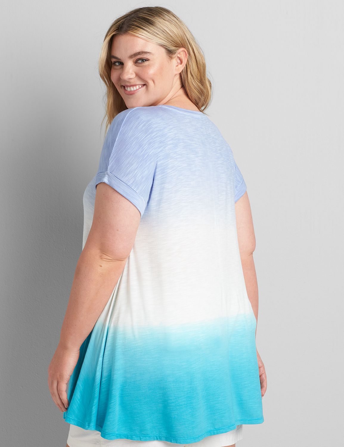 Short Dolman Roll Up Sleeve Boat Ne Product Image 2