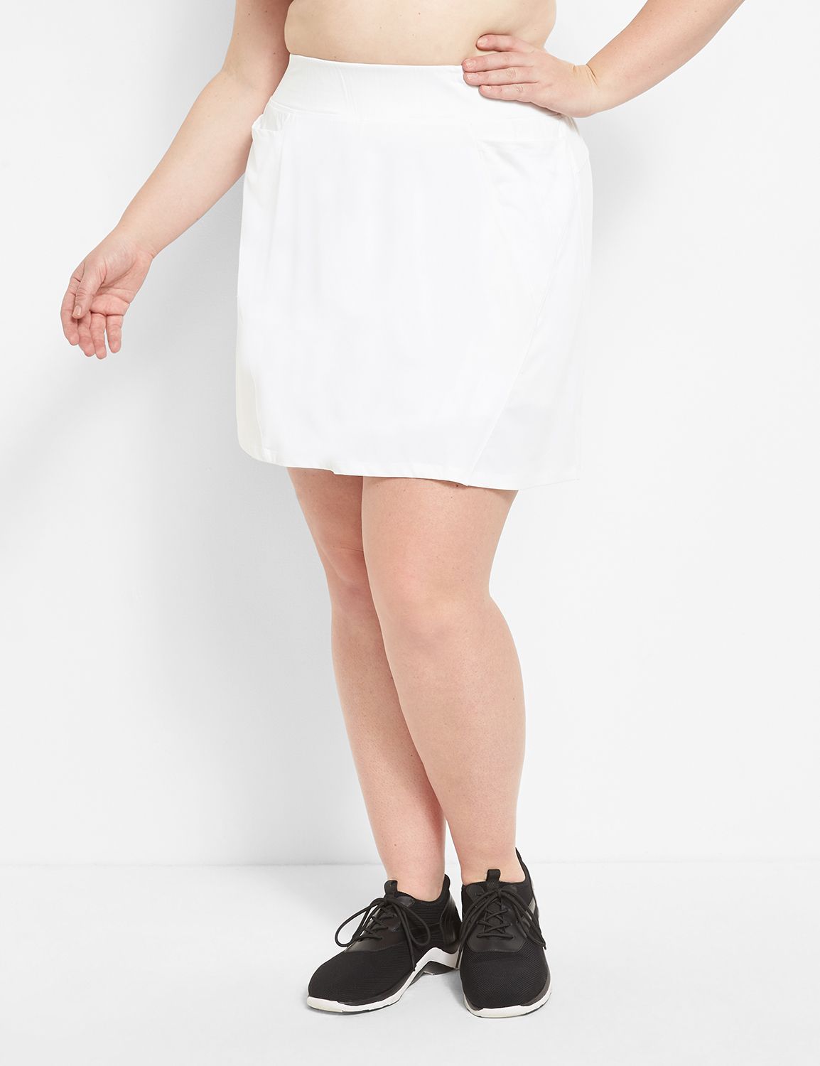 Lane Bryant Livi Wicking Skort 34/36 White