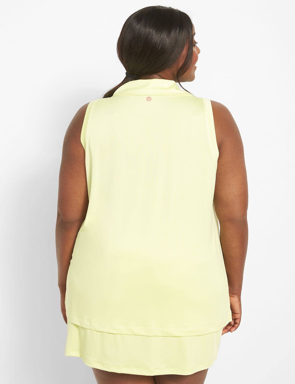 Sleeveless Vneck Polo Tank S 112088 Product Image 2