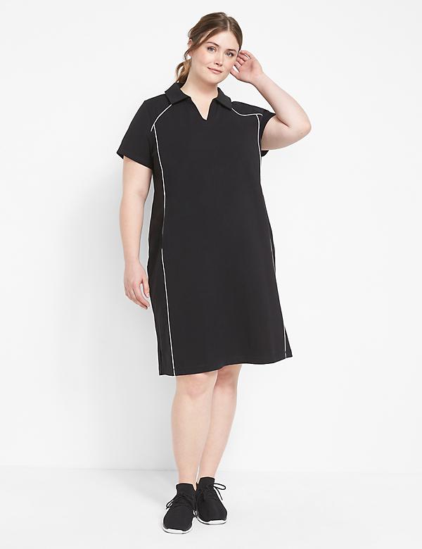 LIVI Short-Sleeve Wicking Polo Dress