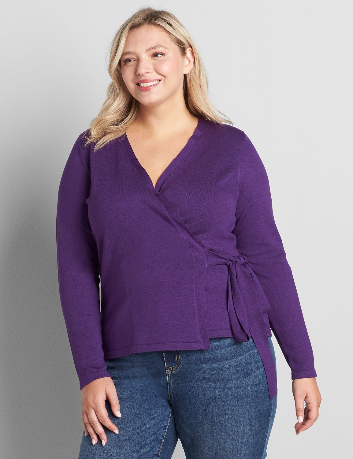 Plus size hotsell wrap sweater