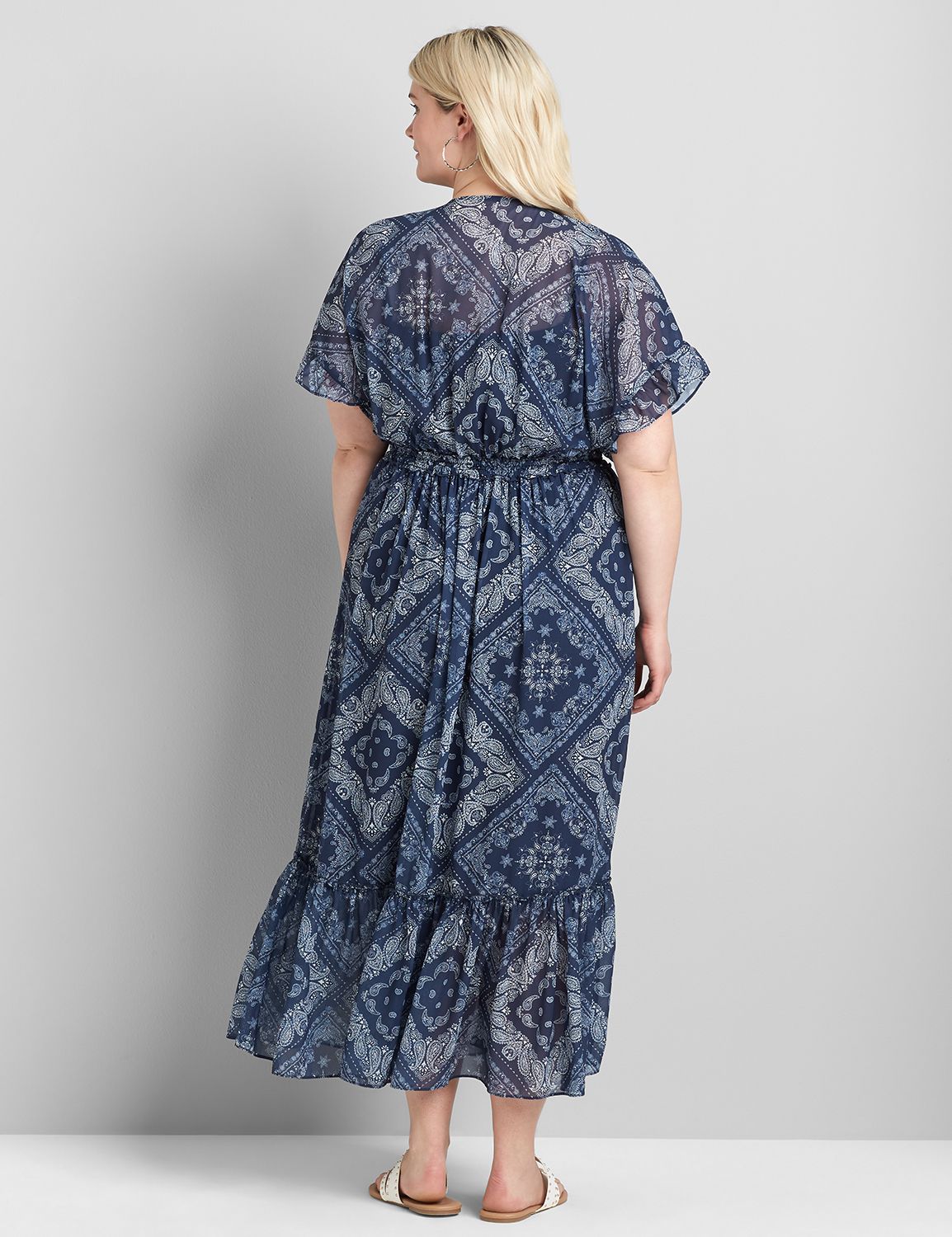 Surplice Smocked Waist Playsuit main image 0