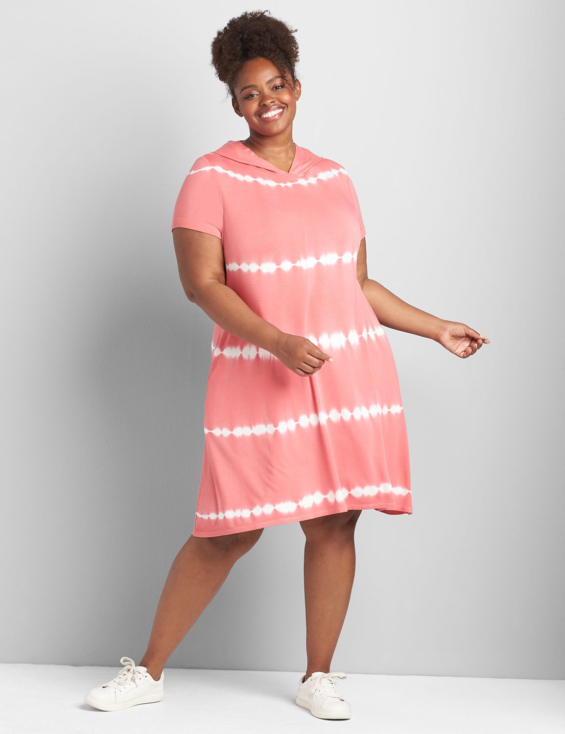 Lane bryant tie outlet dye dress