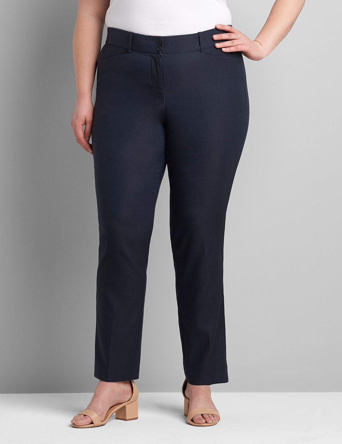 Lane Essentials Madison Straight Pant | LaneBryant