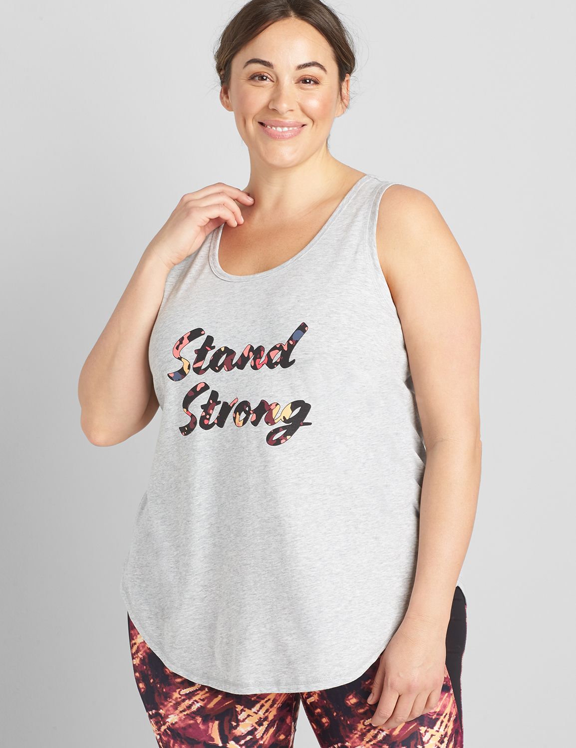 LIVI Scoop-Neck Graphic Tank Product Image 1