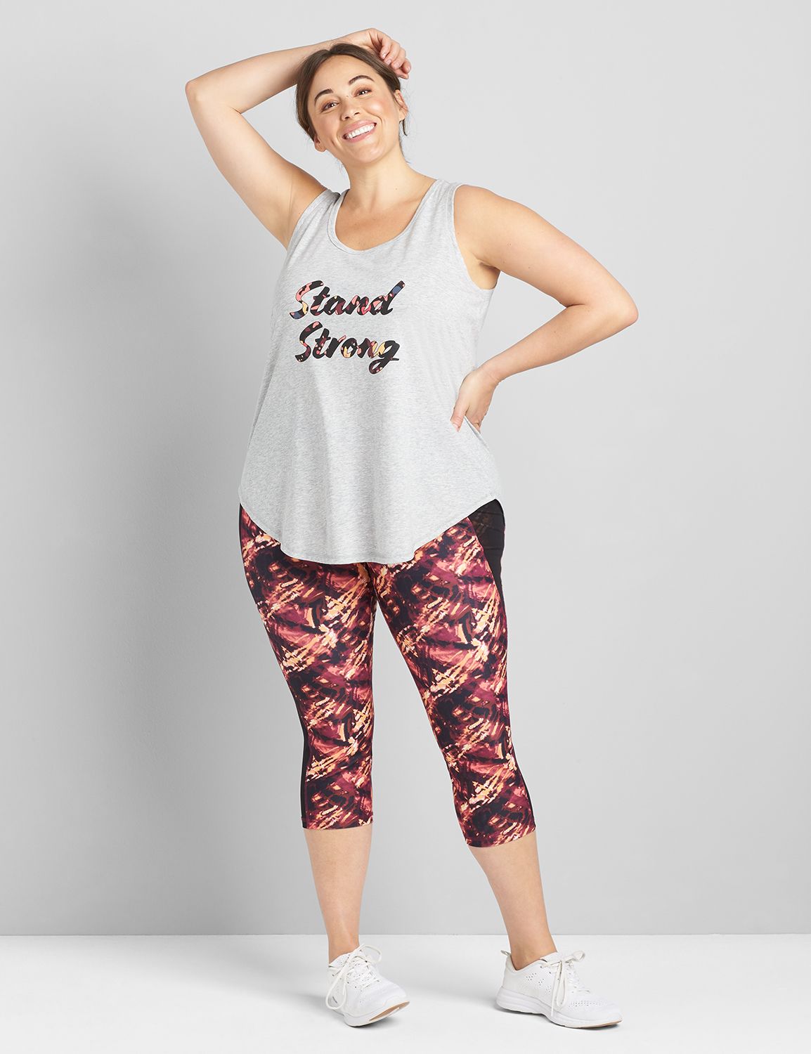 LIVI Scoop-Neck Graphic Tank Product Image 3