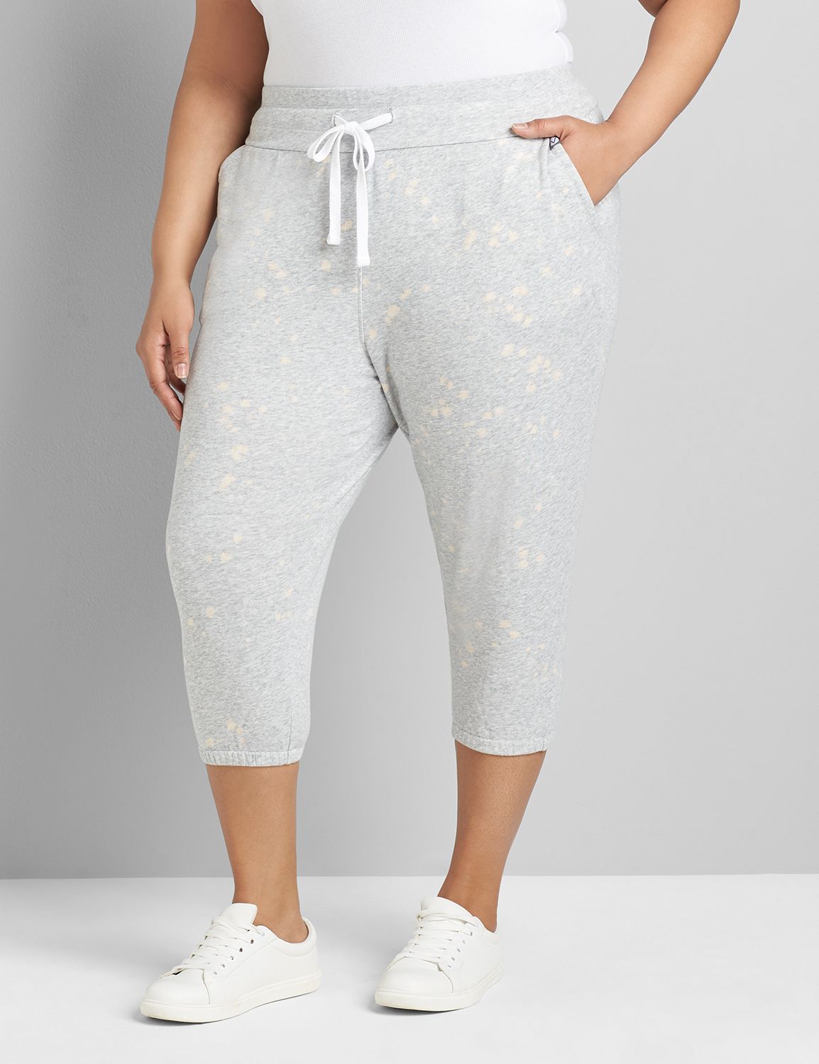 Metro French Terry Jogger Capri S 1122861:BC04 Heather grey:26/28 Product Image 1