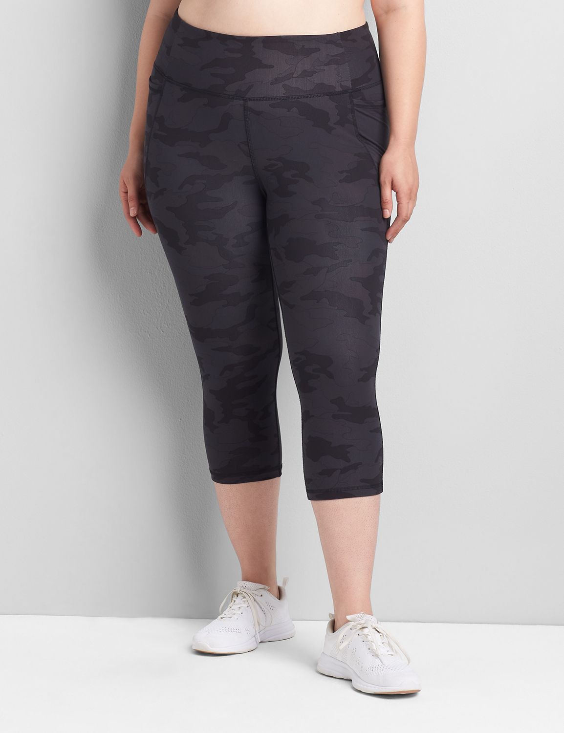 LIVI HighRise LIVI Soft Capri Legging LaneBryant