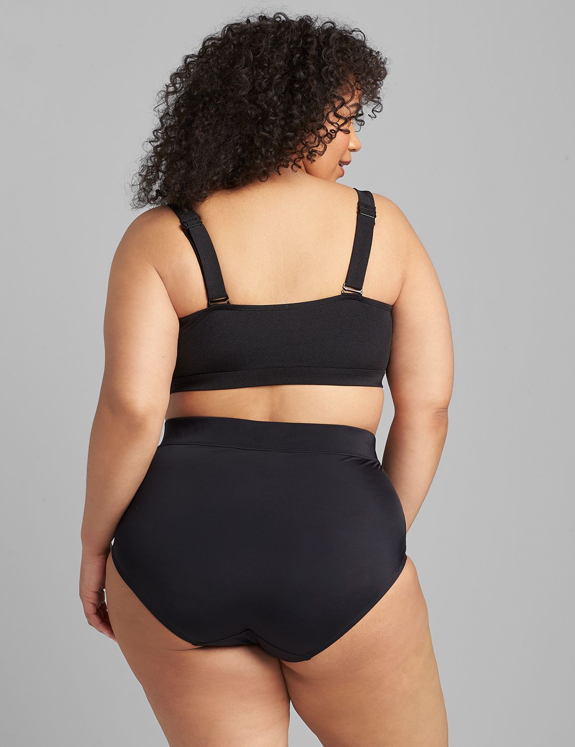 NW Gold Ring Triangle Bikini 1118884:Swim Black:18 Product Image 2