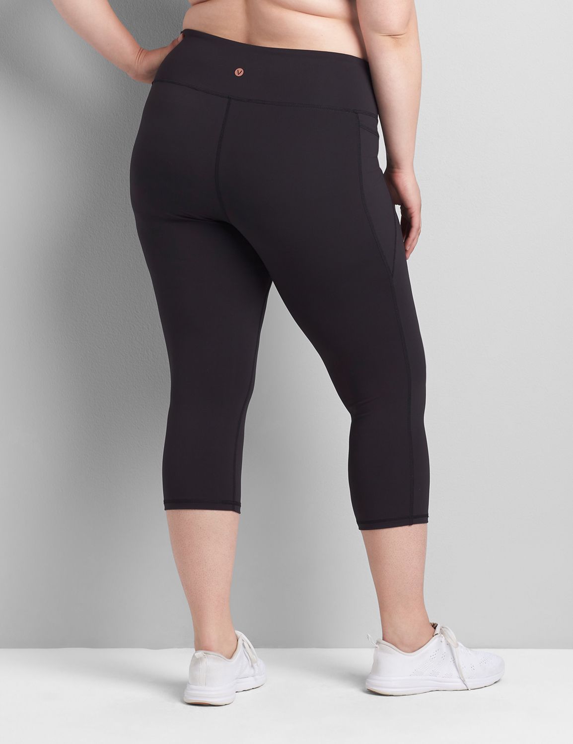 Avia Women's Stretch Cotton Blend Capri Leggings with Side Pockets -  Walmart.com