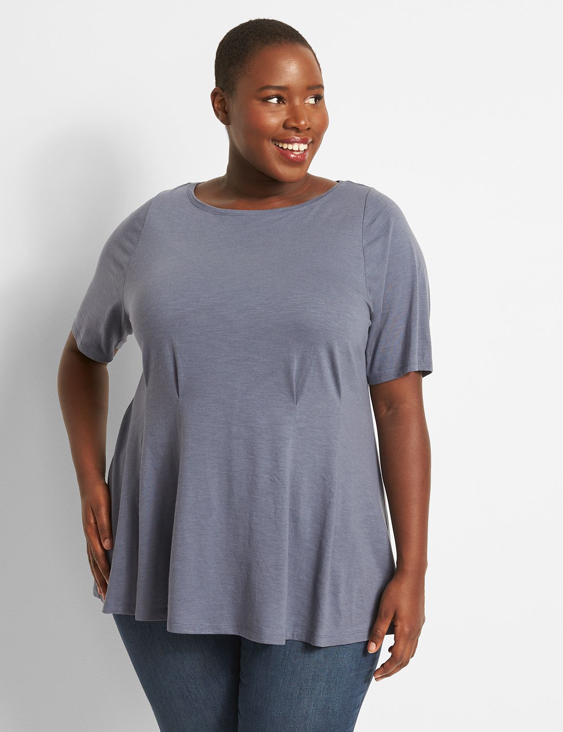 Perfect Sleeve Fit & Flare Tee