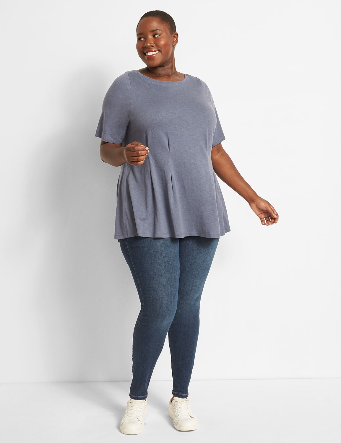 Perfect Sleeve Fit & Flare Tee