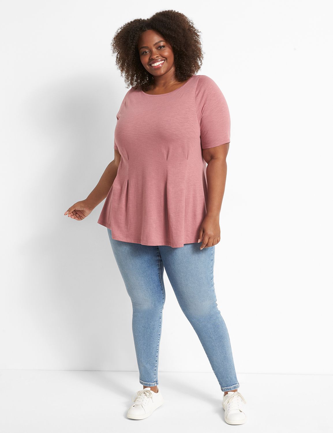 Perfect Sleeve Fit & Flare Tee