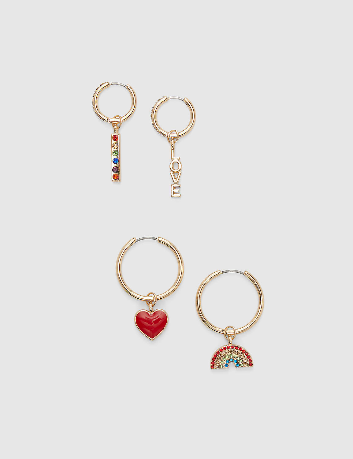 Pride Convertible Earring Pack:Multi:ONESZ Product Image 1