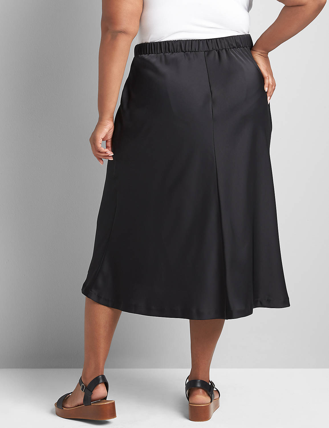 Satin Slip Skirt Product Image 2