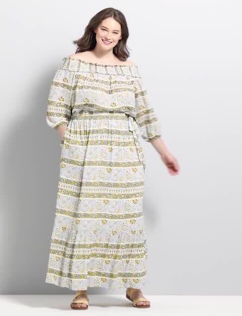 Tiered Maxi Skirt with Belt image number 0