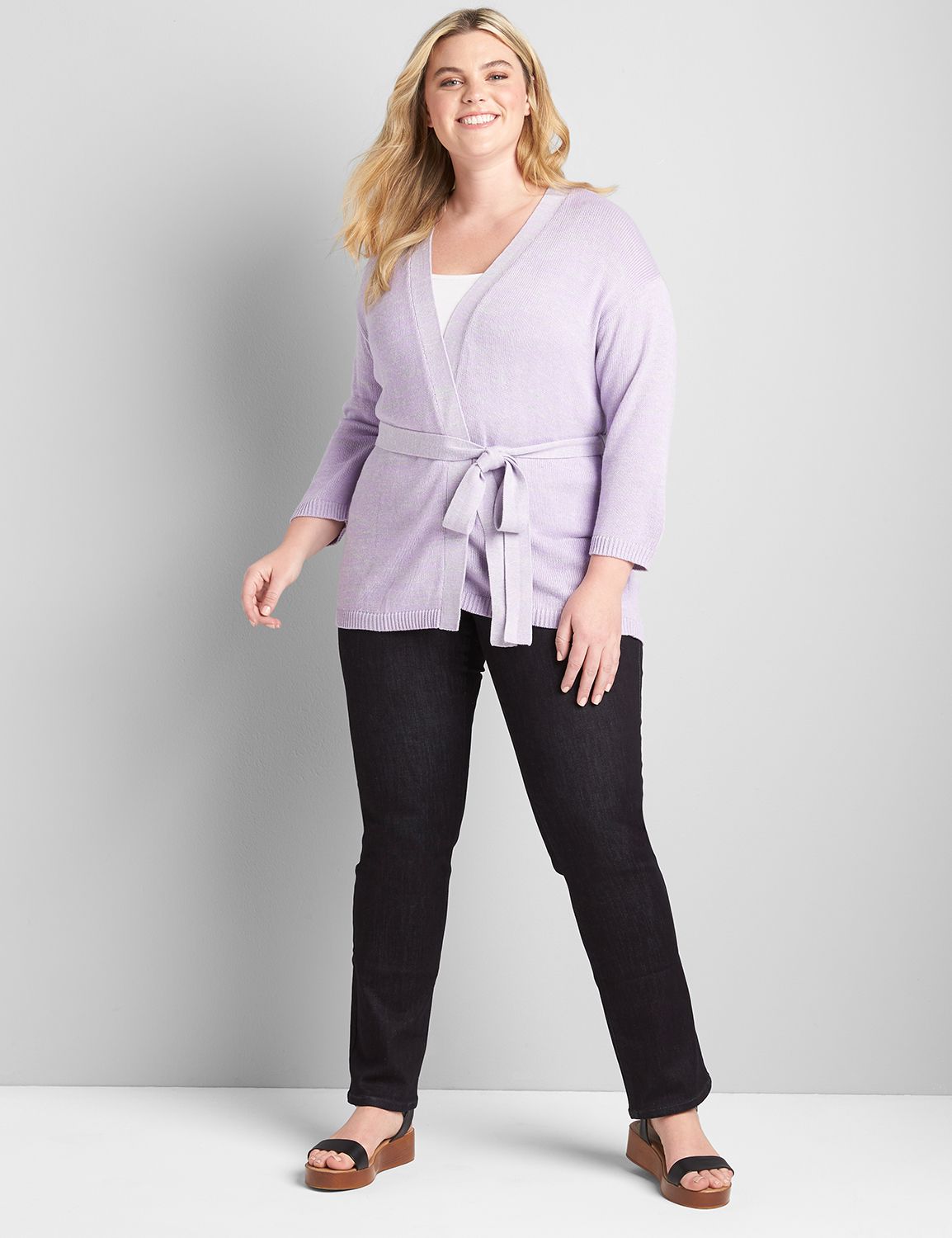 Tighter Tummy High-Rise Straight Jean- Dark Wash Product Image 3