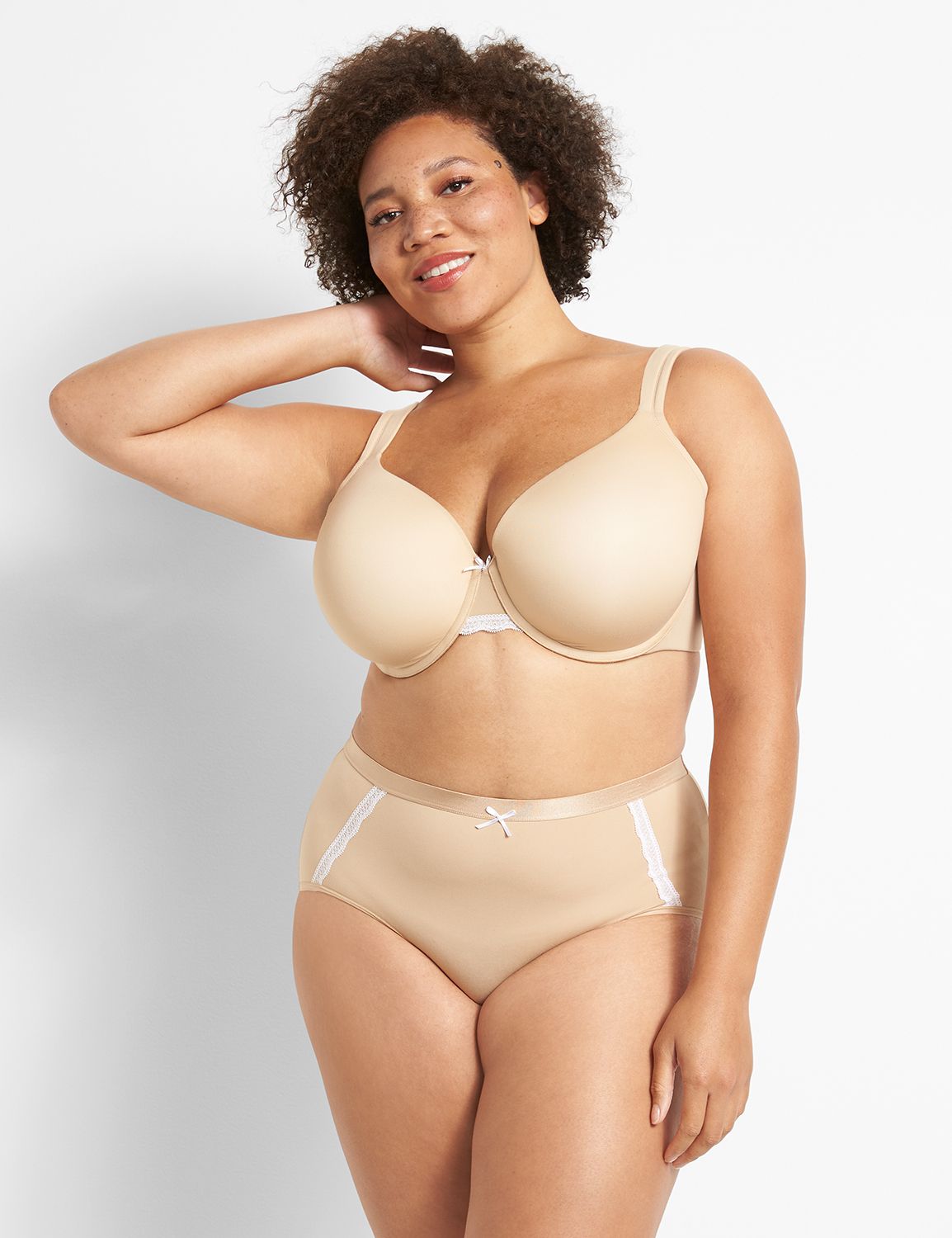 Cacique Ivory Lace Full Coverage Underwire Bra - Size 44DDD - Lightly  Padded - $18 - From Angie