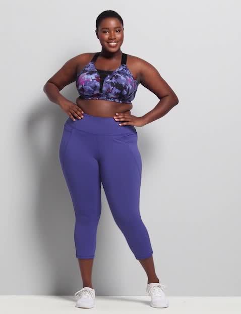 Power Criss Cross Hem Wicking Capri image number 0