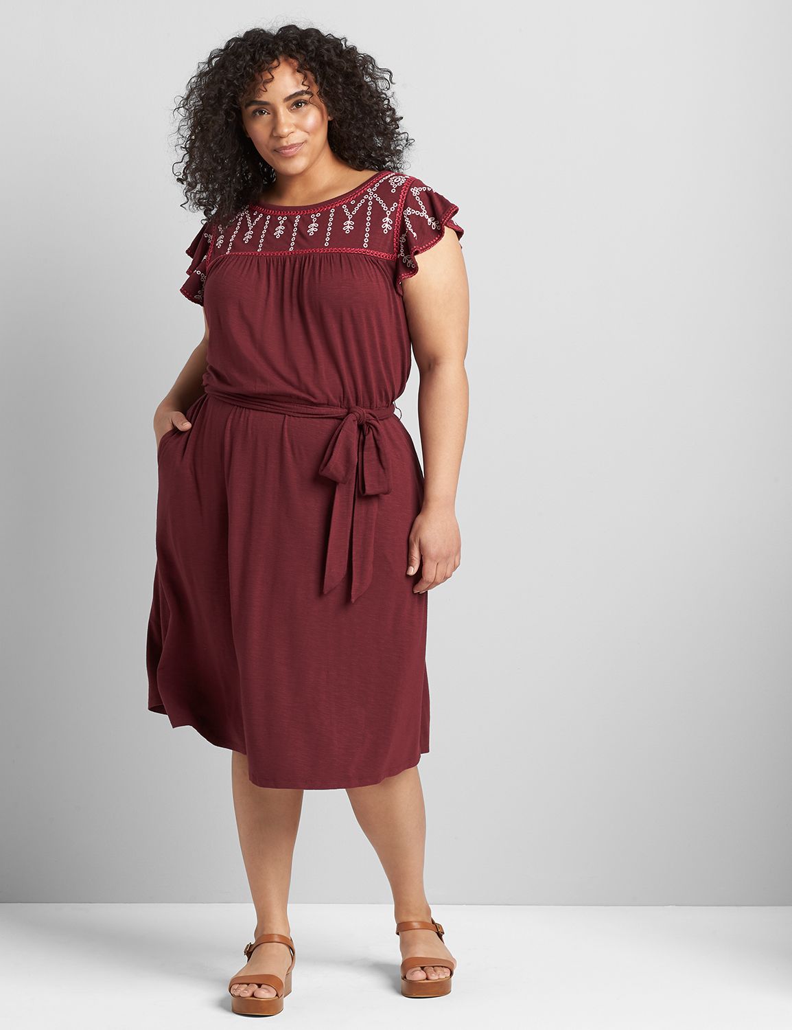 New & 26/28 22p 12 10 Red Size Dresses Lane Bryant