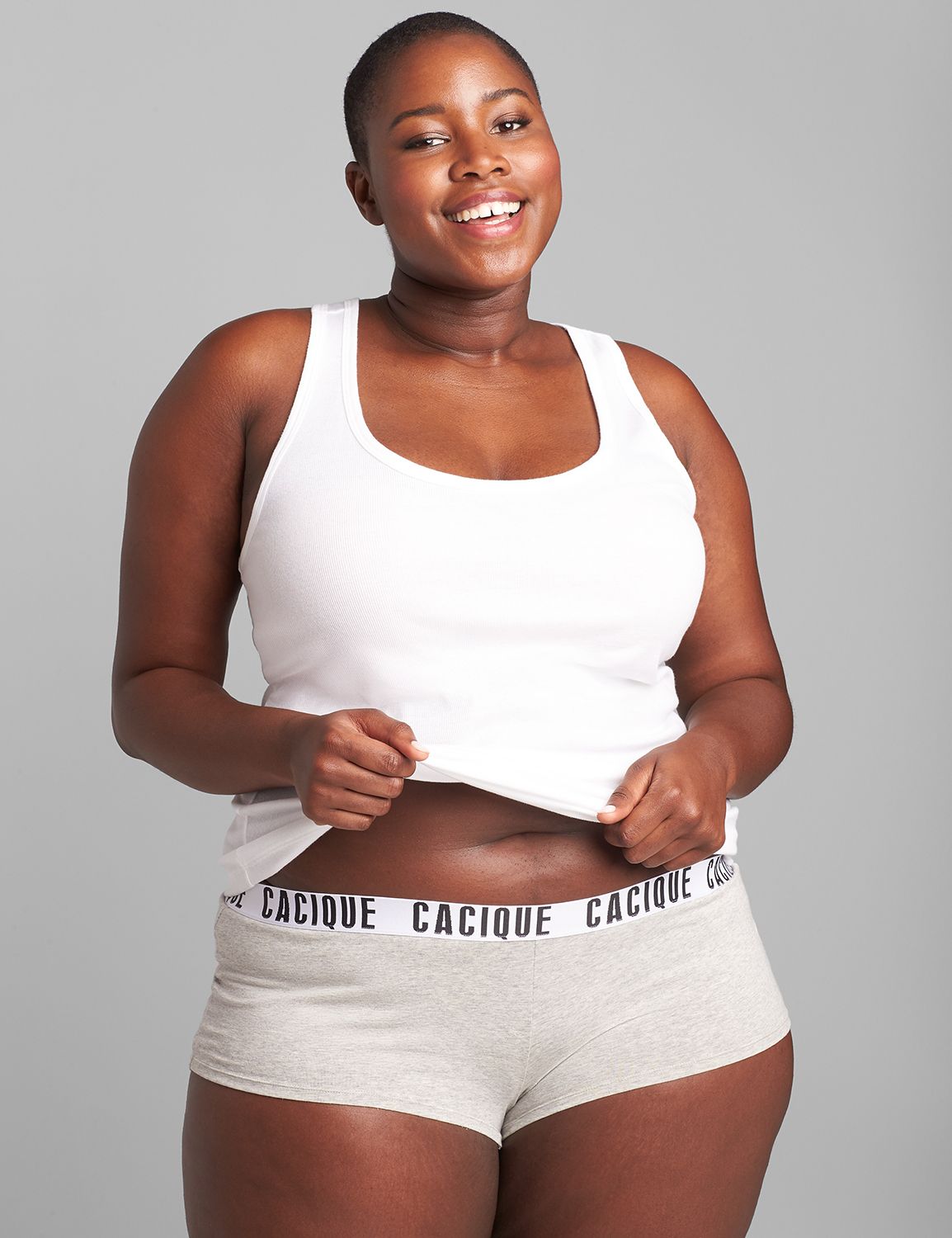 Cotton Boyshort Panty with Wide Waistband