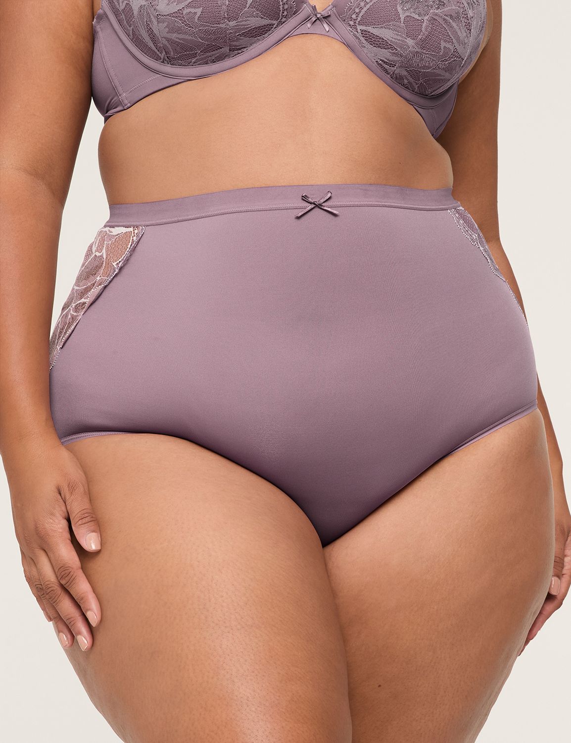 No Show High Waist Brief Crystal La Product Image 1