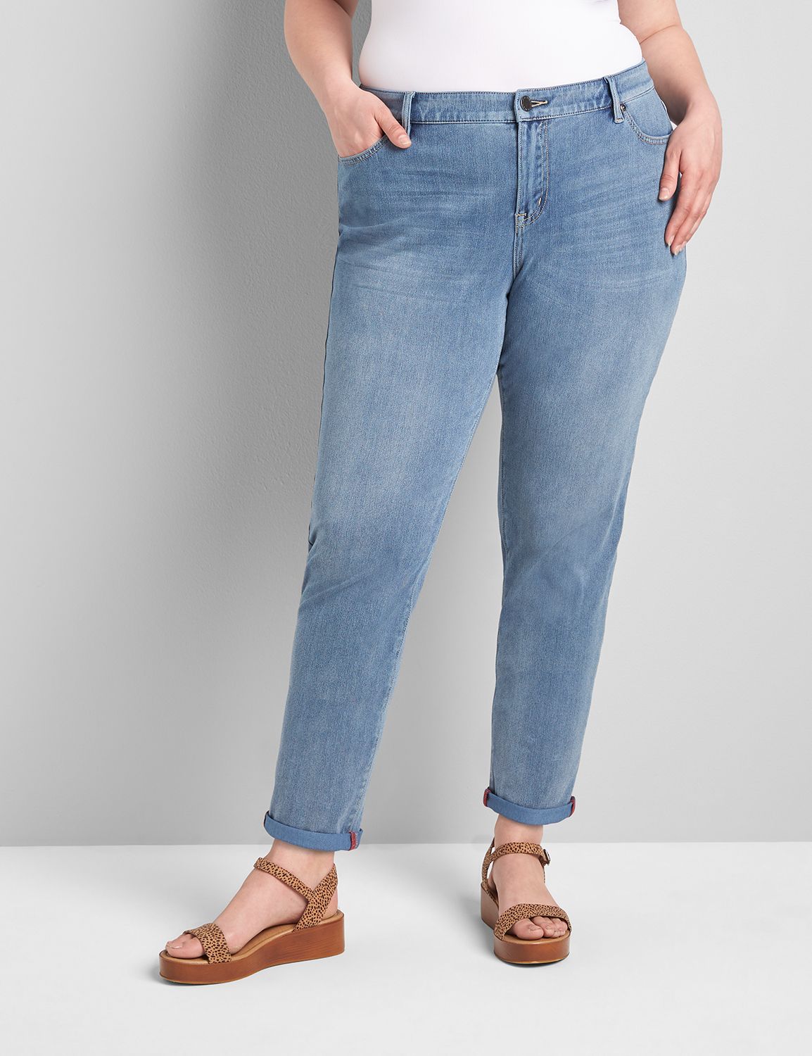 Lane bryant 2025 boyfriend jeans