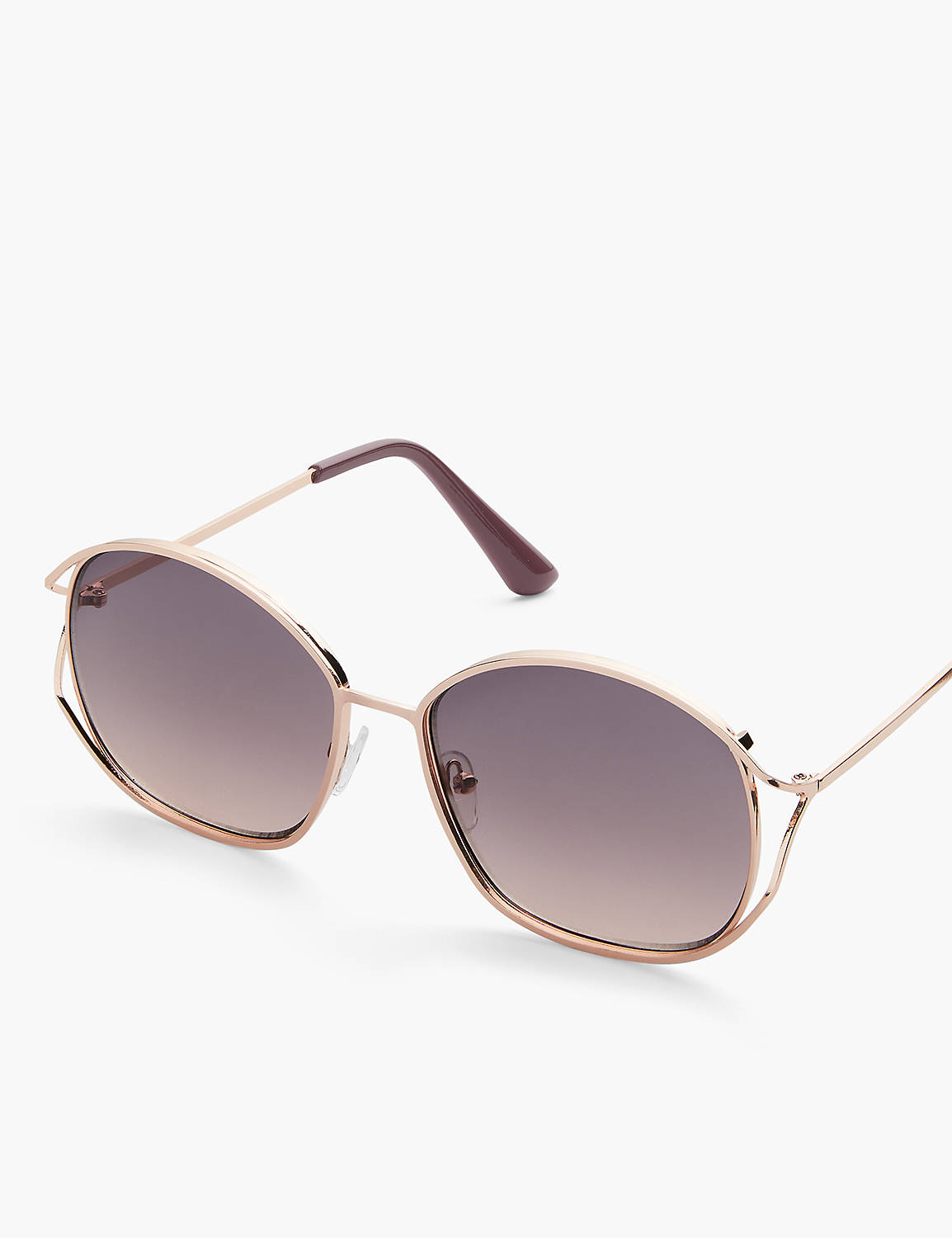 Metal Butterfly Sunglasses:TBD Rose Gold - TBD:ONESZ Product Image 1