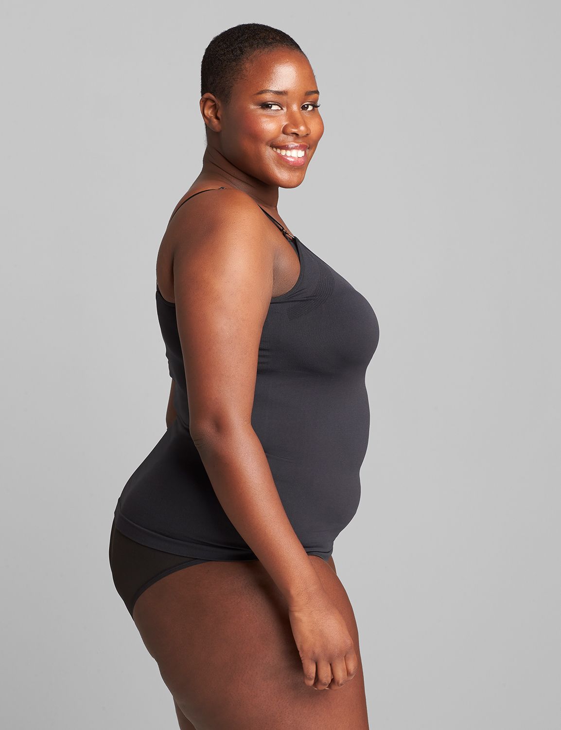 Seamless Nursing Tank Black