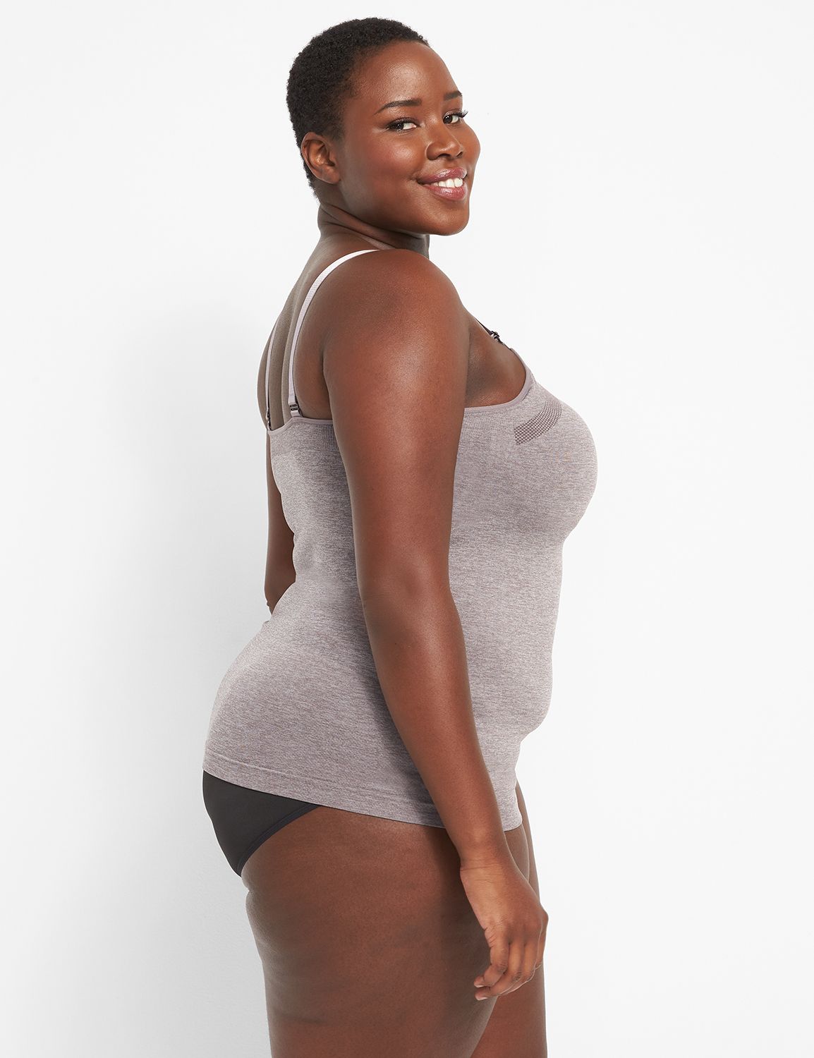 Lane Bryant Seamless Nursing Cami / Black