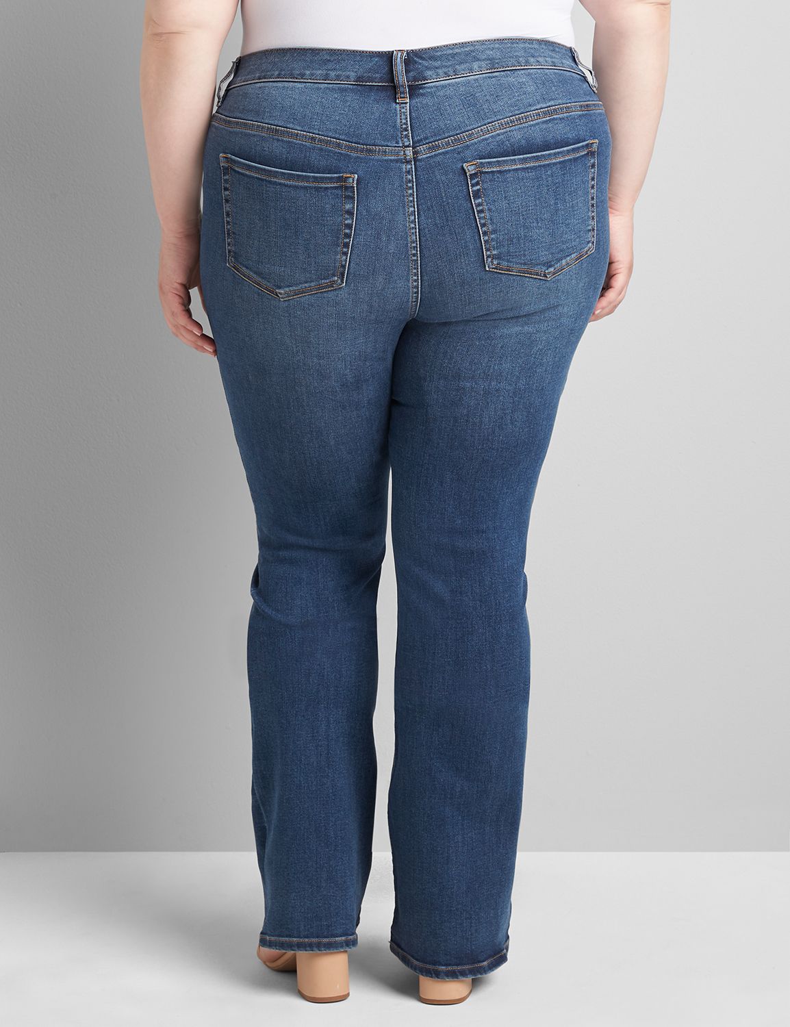 Straight Fit High-Rise Boot Jean Product Image 2