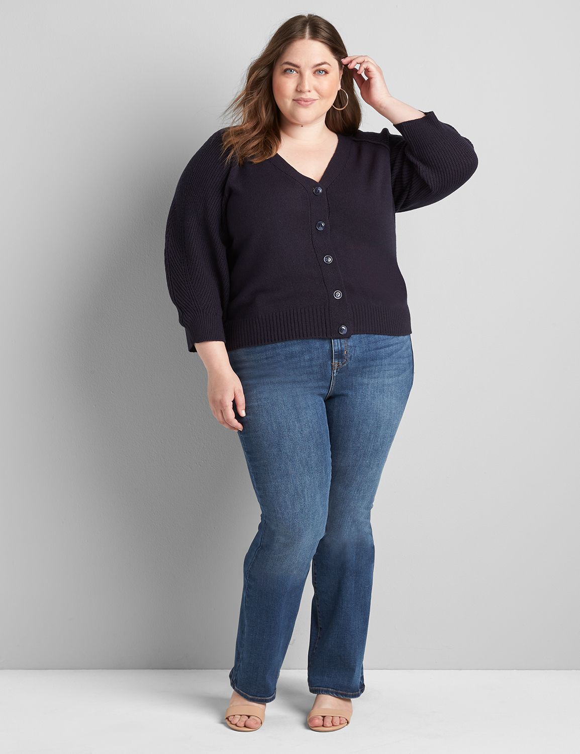 Straight Fit High-Rise Boot Jean Product Image 3