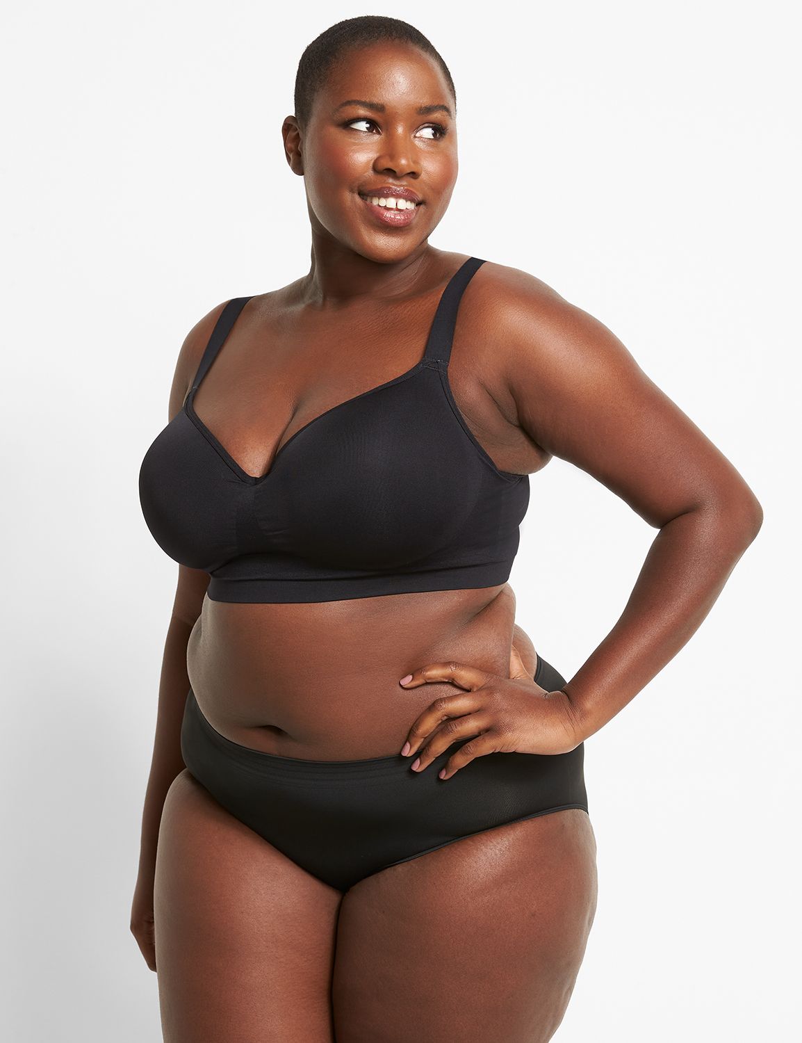 Seamless No LL Wire Bra with Magic Wing 1107363:Pantone Tap Shoe:44DDD Product Image 1