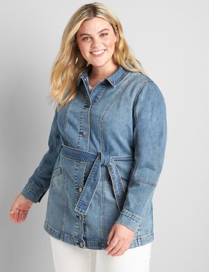 lanebryant.com-belted-denim-jacket